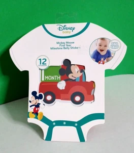 NEW Disney Baby Mickey Mouse First Year Milestone Belly Stickers for Photos - Picture 1 of 6
