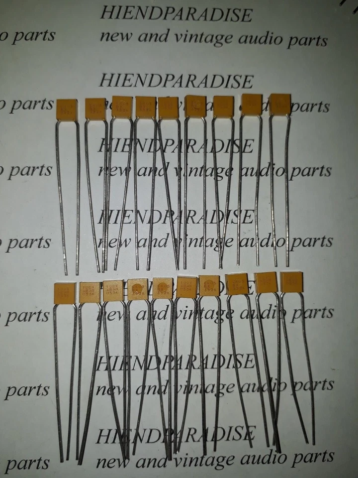 20 piezas NOS AVX CK05BX332K 3300pF 3.3nF 0.0033uF 100V HQ MIL SPEC TAPAS DE CERÁMICA! Foto 1 de 1