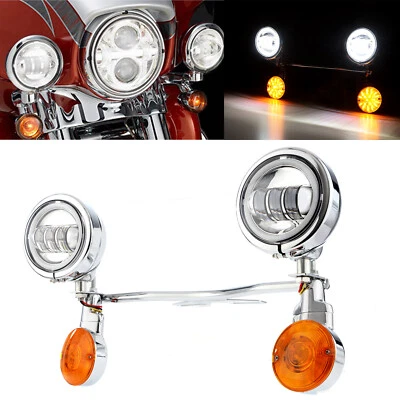 Barra de luz de señal de paso antiniebla LED para Suzuki Intruder Volusia VS VL 700 1400 1500 Foto 1 de 4
