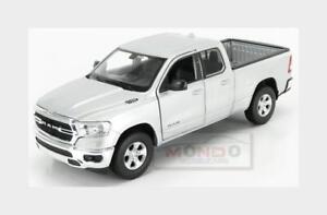 1:24 Welly Dodge Ram 1500 Double Cabine Pick-Up 2019 Silver WE24104S Modellbau