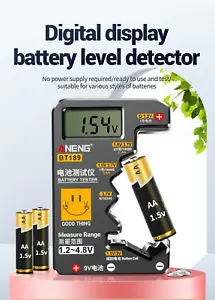 NEW!!! ANENG Digital Battery Tester, Capacity Checker, Volt Checker. UK SELLER - Picture 1 of 7