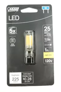 Feit Electric 25-Watt Equivalent Bright White 3000K T4 G8 Bi-Pin Base LED Bulb - Picture 1 of 2