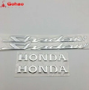 Calcomanía emblema de carenado de tanque de plata 3D para Shadow Spirit Sabre Aero ACE VT750 - Imagen 1 de 4