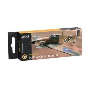 Arcus #E3016 Enamel Paint Set Siege of Tobruk 6 Colors in set 10ml for Model Kit - Picture 1 of 14