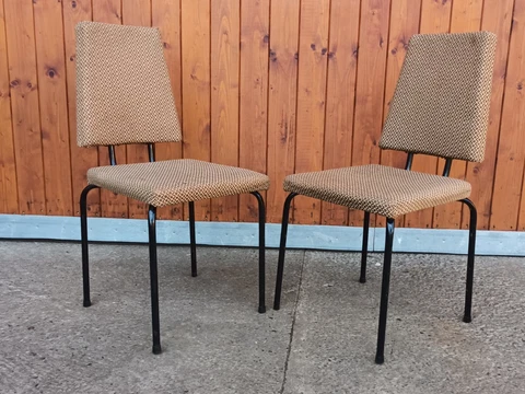 Designer Dining Room Chair Cafe Restaurant Bistro Chair Vintage 60er 1/28 Cover