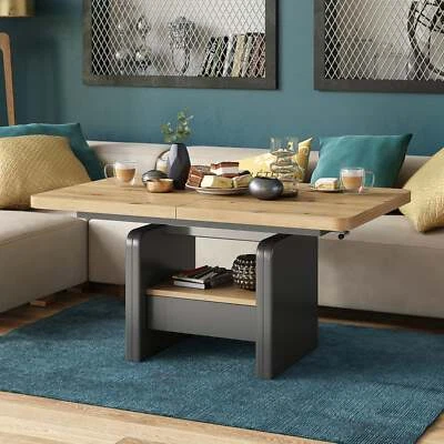 HEZE FURNITURE Lexus 2 in 1 Extending Coffee / Dining Table Lift Top Table