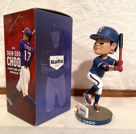MLB Texas Rangers Baseball Shin-Soo Choo - 2020 Bobblehead SGA ~ NOLAN RYAN BEEF Cover