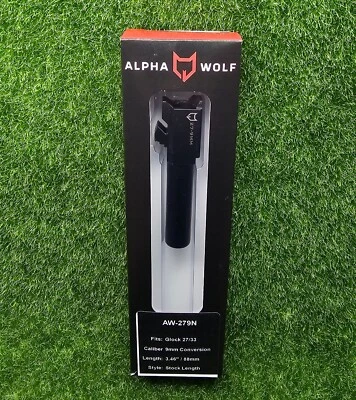 Рифленый ствол Lone Wolf AlphaWolf 3,46 дюйма M/27&33 - 9 мм Glock 27 33 - AW-279N - Изображение 1 из 4