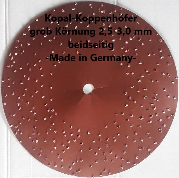 KOPAL Hartmetall-Schleifscheibe doppelseitig 400 mm grob Körnung 2,5 - 3,0 mm -Neu-