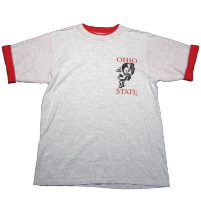 Camiseta De Colección Ohio State Buckeyes Para Mujer XL Manga Redonda Cuello Redondo OSU 90s EE. UU. Foto 1 de 4