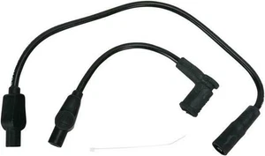 Taylor Ignition Leads Spark Plug Wires Black fits Harley Sportster 2007 onwards - Picture 1 of 6