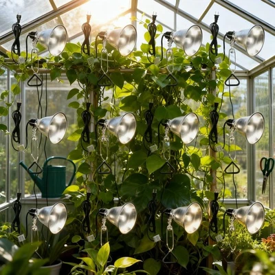 12PCS Clamp Lamp Light 5.5" Detachable Aluminum Reflector(Bulb Not Included) - Image 1 of 4