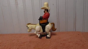 Vintage 1979 Fisher Price Husky Helper Rodeo Rig Cowboy 10 Gallon Hat with horse - Picture 1 of 13