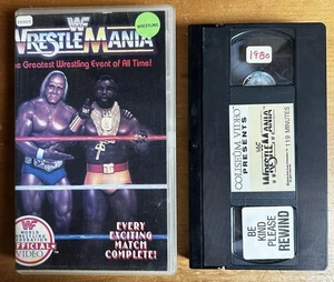 COLISEUM WRESTLING VIDEO VHS WWF WRESTLEMANIA 1 HOGAN/MR. T ORNDORFF/PIPER - Picture 1 of 1