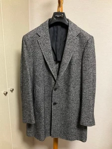 Rare KITON CIPA Line Wool Alpaca Coat Jacket Size 52 Unused Shoulder 48cm Japan - Picture 1 of 7