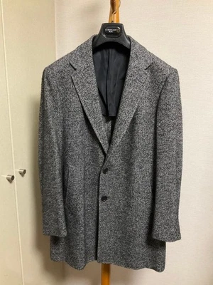 Rare KITON CIPA Line Wool Alpaca Coat Jacket Size 52 Unused Shoulder 48cm Japan - Image 1 of 4