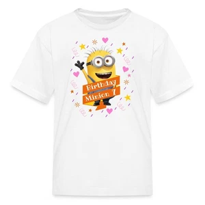 Minions 7th Birthday Minion 7 Years Kid's T-Shirt - Picture 1 of 13