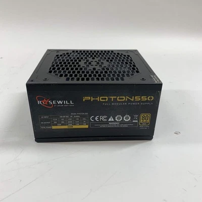 Rosewill Photon 550 PHOTON-550 80 Plus Gold 550W Fully Modular Power Supply - Image 1 of 4