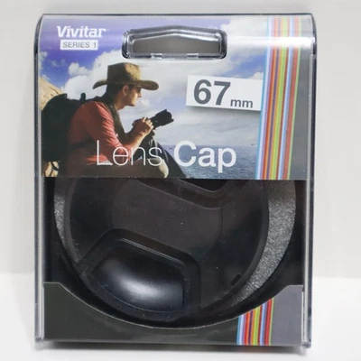 Vivitar 1 Pcs Snap On Front Camera Lens 67mm Front Lens Cap for Canon Nikon Sony - Image 1 of 2