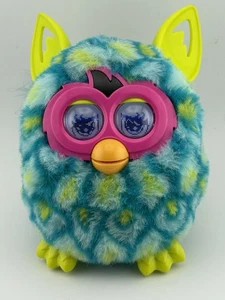 Furby Boom Peacock Interactive Toy Turquoise Blue Green Pink Hasbro 2012 Tested - Picture 1 of 15