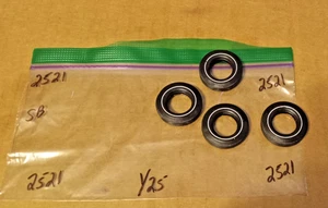 Four (4) Whitewall Tires for your model car/pickup 1/25 scale # 2521!!!!!!! - Picture 1 of 3