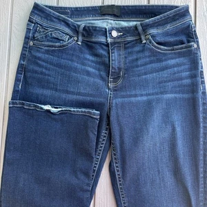 Buckle Black Jeans Wmn 32x32 (32x31) Dark Blue Denim Bootcut Fit No. 53 Cowgirl - Picture 1 of 8