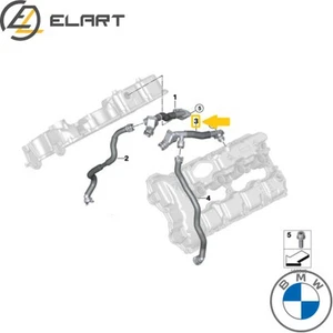 GENUINE RADIATOR HOSE 11 15 7 646 087 BMW X6/E71/E72 X5/E70 N63B44A/B 4.4L 8cyl - Picture 1 of 5