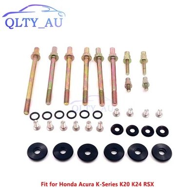 For Acura For Honda Civic K-Series K20 K24 RSX Low Engine Valve Cover Washer Blk - Image 1 of 4