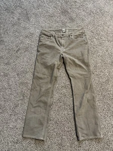 Stio Rivet Cord Corduroy Pants Mens 35R 35x32 Brown Chino Casual 5 Pocket - Picture 1 of 10