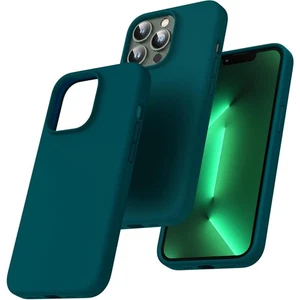 iPhone 13 Pro Hülle Silikon Schutz Case Anti-Rutsch Kratzfest Handyhülle Grau... - Bild 1 von 9