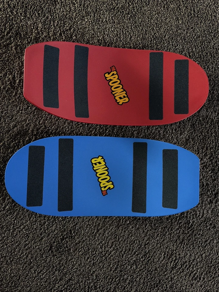 Tableros de cuchara rojos y azules Foto 1 de 4