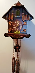 Vintage Black Forest Cuckoo Clock Germany - Picture 1 of 8