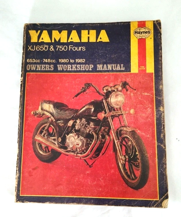 Manual de servicio/reparación/rendimiento de moto HAYNES YAMAHA XJ650 & 750 80-82 Foto 1 de 4