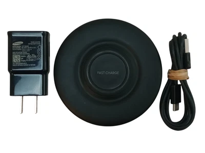 Samsung EP-P3100 Black Fast Charge Qi Wireless Charger Pad | Tested Works - Image 1 of 4