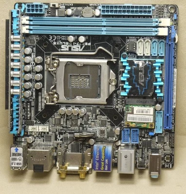Carte mère ASUS P8Z77-I DELUXE LGA1155 d'occasion compatible Intel 3rd Gen Core - Photo 1/3