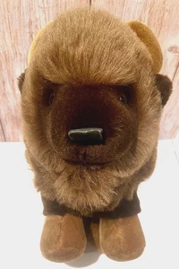 Buffalo Cascade CollectionSoft Fluffy Brown 14" Plush Stuffed Animal - Picture 1 of 9