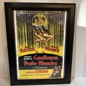 1953 Gentlemen Prefer Blondes Movie Poster 11X17 Marilyn Monroe Jane Russell 🍿 - Picture 1 of 5