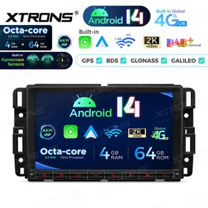 For GMC Yukon Chevy Silverado Sierra Android 14 DSP Car Stereo Radio GPS 4+64G - Picture 1 of 19