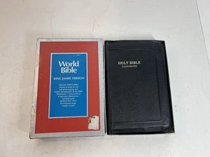 Holy Bible Illustrated KJV Red Letter Edition World Publishing With Zipper Cross - Bild 1 von 15
