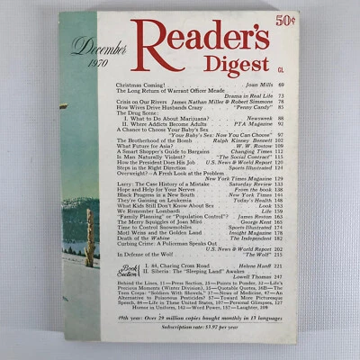 Reader's Digest #584 December 1970 Subscription Edition - Image 1 of 2