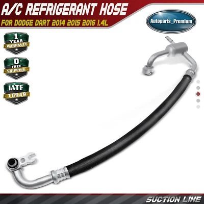 Línea de manguera de succión de refrigerante de aire acondicionado para Dodge Dart 2014-2016 L4 1,4 L turboalimentado Foto 1 de 4