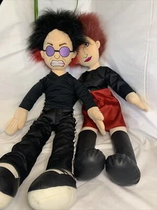 Sharon and Ozzy Osbourne Family Plush Dolls 32” - Picture 1 of 4