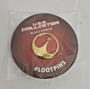 Black Mirror U.S.S. Callister LootCrate Lootpin January 2019 EXCLUSIVE - Picture 1 of 2