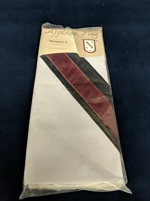 Evergreen Monogram N Appliqué Flag 30" X 47" - Image 1 of 4