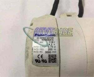 Ein Panasonic MSMA082A1A Servomotor gebraucht - Bild 1 von 4