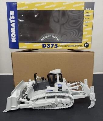 Komatsu D375A Dozer w/ Ripper - "WHITE" - 1/50 - First Gear #59-0218 - 400 MADE - Image 1 of 4