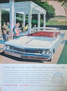 Anuncio impreso Pontiac 1959 vintage Un Pontiac nuevo para 1960. - Imagen 1 de 1