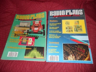 6 magazine RADIO PLANS ELECTRONIQUE LOISIRS ANNEE 1987 1988 1989 - Photo 1/3