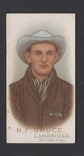 WILLS - CRICKETERS, 1896 - N F DRUCE, CAMBRIDGE UNIVERSITY