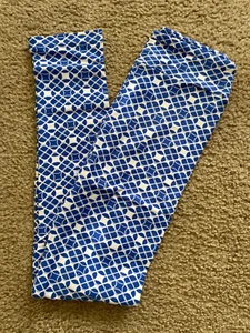 LuLaRoe kids L/XL Primary Blocks Blue New leggings NWT Large/ X Large - Picture 1 of 2